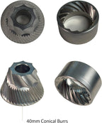 D40+ Single Dose Coffee Grinder (Black)