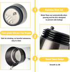 Glass Water Carafe with Lid,1200ml Glass Juice Pitcher with Stainless Steel Gravity Lid,Clear Water Pitcher for Ice Tea, Lemonade, Coffee,Juice Beverage,40 oz