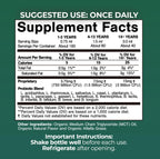 USDA Organic Liquid Probiotics for Men, Women & Kids | 15 Clinically Studied Strains | Digestive Support, Immune & Gut Health | Maximum Strength | 98% Absorption | Vegan, Non-GMO | 40 Serv