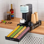 Rice rat Nespresso Pod Holder Pod Drawer Cabinet Pod Storage Rack For Counter,10.6'' Wide by 16.5'' Deep by 3.5'' High (30 Pods)