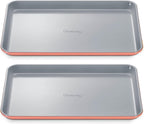 Caraway Non-Stick Ceramic Medium Baking Sheet - Naturally Slick Ceramic Coating - Non-Toxic, PTFE & PFOA Free - Perfect for Baking, Roasting, and More - Medium (15" x 10") - Perracotta