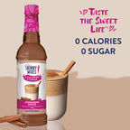 Jordan's Skinny Syrups Sugar Free Coffee Syrup, Cinnamon Dolce Flavor Drink Mix, Zero Calorie Flavoring for Chai Latte, Protein Shake, Food and More, Gluten Free, Keto Friendly, 25.4 Fl Oz, 1 Pack