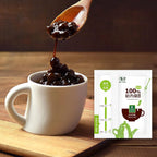 OKTEA Bubble Pearl Matcha Milk Tea Kit - 100% Japanese Tea, New Zealand Milk, Preservative-Free Tapioca, Serve Hot or Iced - Single Box of 5 Servings