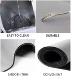 Coffee Mat Dish Drying Mat Quick Drying Hide Stain Rubber Backed Absorbent Coffee Bar Accessories Suitable for Coffee Maker Espresso Machine Stand Mixer Coffee Pot 12"x19" Light Grey