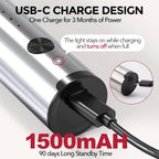 YARRAMATE Rechargeable Milk Frother Wand Handheld With Stand, 3 Speed Adjustable Drink Mixer with 2 Whisks, Stainless Steel Electric Stirrer for Coffee, Lattes, Protein Shakes, Matcha, Egg