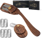 Bread Lame Set with Blade Cover, Two Scoring Knifes with 5 Feather Blades, Dough Scoring Tool for Bread Baking, Sourdough Scoring Tool Dexterous-Cut Series Lame Bread Tool (LUNA & ELEGANT)