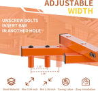 Deck Board Straightening Tool, Heavy-Duty Steel Adjustable Deck Tool, Deck Board Removal tool With Removable Grip for Easy Storage, Door Gap Adjustment Tool to Tighten up The Gaps