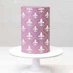 Royalty Lily Flower Large Cale Decorating Stencil (Fleurdelis)