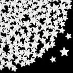 White Star Sprinkles for Cake Decorating, Edible Star Candy, 150g/5.29oz Mix Size, Baking Cake Decoration, Cupcake, Cookie, Holiday, Valentine's Day, Wedding Party, Christmas Supplies