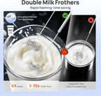 Consciot 7-in-1 Immersion Blender Handheld Max 1100W, Stick Emulsifier with Entire Stainless Steel Blender Shaft, Trigger Speed Control, 800ml Beaker, 600ml Chopper, Beaters, Frothers, Hooks & Masher