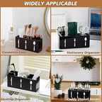 2 Pcs Acrylic Cutlery Storage Organizer Bin Silverware Cutlery Utensil Holder Caddy Knife Spoon and Fork Organizer 3 Section Tableware Storage Box for Kitchen Cabinet Flatware Dining Room Party