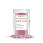 BAKELL Pink Rose Edible Glitter, 25 Grams | TINKER DUST Edible Glitter | KOSHER Certified | 100% Edible Glitter | Cakes, Cupcakes, Cake Pops, Drinks, Dessert Vegan Glitter & Dusts (25g, Pink Rose)