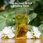 iTeaworld Jasmine Green Tea Loose Leaf Samplers Set, With Different Flowery Aromas, No Sweetener, Sweet After Taste, 4 Different Grades of Jasmine Tea Loose Leaf, 16 Pack/56g