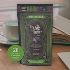 Writer's Tea Word Count - Energy Tea - Black Tea, Flavoring, Cinnamon, Rose Petals, and Orange Peel Tea Blend - Contains Caffeine - 20 Woven Sachets