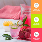 Fanale Popping Boba Pearls for Bubble Tea - 2 lb (1 lb X 2) | Lychee | Bursting Boba Pearls Bubble 450g X 2 | Fruit Juice Flavor for Shakes, Dessert, Smoothie | FPB006-SP450 X 2