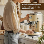 360° Sliding Tray for Coffee Maker & Kitchen Appliances - Silent Rubber Wheels, Clear Acrylic Organizer Tray for Under Cabinet - Space Saving Countertop Accessory, 13x14 Inch (Clear)