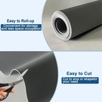 47.2"x23.6" Large Silicone Mat for Kitchen Counter, Heat Resistant Non-Slip Countertop Protector, Waterproof Silicone Craft Mat for Kitchen Island, Semitransparent