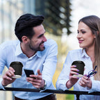 100 4oz Disposable Espresso Cups with Lids Ripple Corrugated Paper Disposable Coffee Cups Cups for Hot Chocolate, Tea, and Cocoa Drinks (Black)