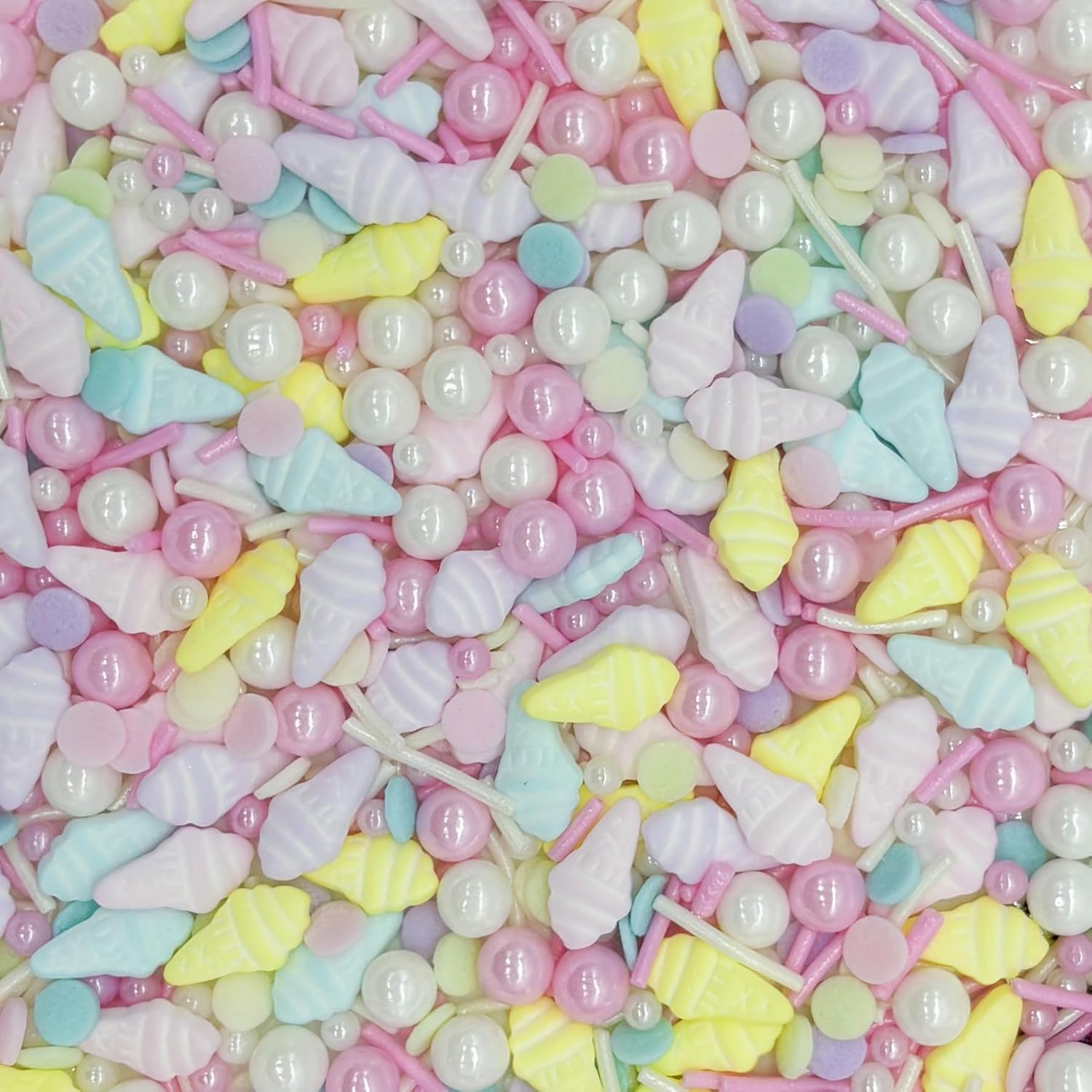 Dynastang Ice Cream Sprinkles Mixed Style Edible Cake Decorations Cupcake Toppers Cookie Perfect for Cakes, Cupcakes, Desserts Toppings 3OZ
