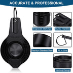 Wildone Black Measuring Cups & Spoons Set of 21 - Includes 7 Stainless Steel Nesting Measuring Cups, 8 Measuring Spoons, 1 Leveler & 5 Mini Measuring Spoons, Ideal for Dry & Liquid Ingredients