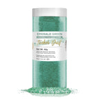BAKELL Emerald Green Edible Glitter, 50 Grams | TINKER DUST Edible Glitter | KOSHER Certified | 100% Edible Glitter | Cakes, Cupcakes, Cake Pops, Drinks, Dessert Vegan Glitter & Dusts (50g, Emerald Green)