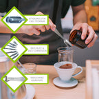 2PCS 2/3Tablespoon (2tsp, 10ml) Single Measuring Spoon, Individual Stainless Steel Long Handle Measure Teaspoon Only