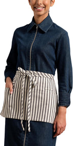 MEEMA Waist Kitchen Apron with Pockets for Women & Men | Server Cute Chef Aprons for Women with Pockets | Twill Adults Aprons for Cooking | Baking Apron