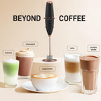 Zulay Kitchen Patented Tornado Triple Whisk Milk Frother with 4 Duracell Batteries – Handheld Foam Maker for Coffee, Lattes, Matcha & Hot Chocolate – Rich, Creamy Froth in Seconds