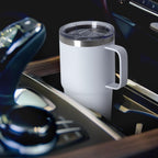 HASLE OUTFITTERS 20oz Tumbler Bulk with Lid, Stainless Steel Tumbler Bulk with Handle, Metal Insulated Travel Coffee Mug Set with Handle, Double Wall Vacuum Leak Proof Tumbler Cup, White 12 Pack