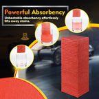 HOMEXCEL Red Shop Towels 100 Pack, Reusable Microfiber Cleaning Cloth Bulk, Multipurpose Microfiber Towels for Car, House and Kitchen, Highly Absorbent Cleaning Rags 11.5 x 11.5 inch