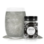 Sweet Spell Edible Glitter (15g) - Shimmer Sparkles for Drinks, Cakes, Cocktails - 100% Edible & Food Grade Glitter, Vegan, Gluten-Free (Silver)