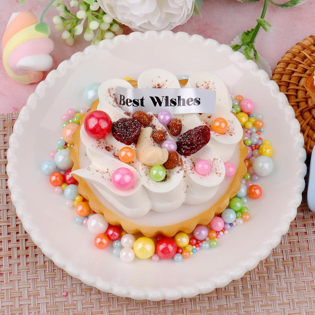 Rainbow Sprinkles Edible Cake Decorations, 6 Sizes Mix Colorful Pearl Sugar Sprinkles for Cupcake Cookies Ice Cream Donuts Baking Topping 4.6 oz