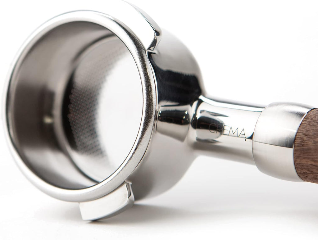 Crema Coffee Products 54mm Filter Basket | Triple Shot Non-Pressurized Stainless Steel Basket | Compatible with Breville 54mm Portafilters | Precise Tapered Profile for Consistent Espresso Shots