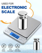 UCEC Calibration Weights for Digital Scale, 200g Gram Weights, Precision Stainless Steel Balance Scale Calibration Weight for Lab Educational Science