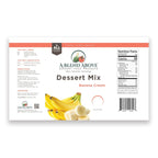 A Blend Above Banana Cream No-Bake Dessert Mix, 3 Pack, No-Bake Cheesecake, Fruit Dip, Dessert Mix, Bagel Topping, Frosting, Cheesecake Filling, Quick and Easy to Make, Makes 16 Ounces, Cream Cheese,