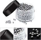 1000 PCS Decanter Cleaning Beads, 304 Stainless Steel Cleaning Balls for Glassware, Reusable Cleaning Beads for Wine Decanters Water Bottle Carafe and Vase