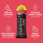 NewTrition® Extra Strength Energy Shots, 250mg Caffeine Energy Shots with Vitamin B & Amino Acids, Sugar-Free Vitamin Energy Shot, 1.7 fl oz (Pack of 6, Cherry Bomb)