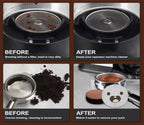 51mm Espresso Puck Screen 3-Pack, Lower Shower Screen, Metal Coffee Reusable Filter for Espresso Portafilter Basket, 1.7 Thickness(Cute Face)