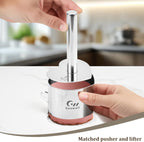 Guowall Heart Shaped Seamless Cake Ring, 3 inch Mousse Mold for Baking, Nonstick Stainless Steel Heart Dessert Mould Set, Includes 1 lifter, 1 pusher and 6 rings