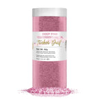 BAKELL Deep Pink Edible Glitter, 50 Grams | TINKER DUST Edible Glitter | KOSHER Certified | 100% Edible Glitter | Cakes, Cupcakes, Cake Pops, Drinks, Dessert Vegan Glitter & Dusts (50g, Deep Pink)