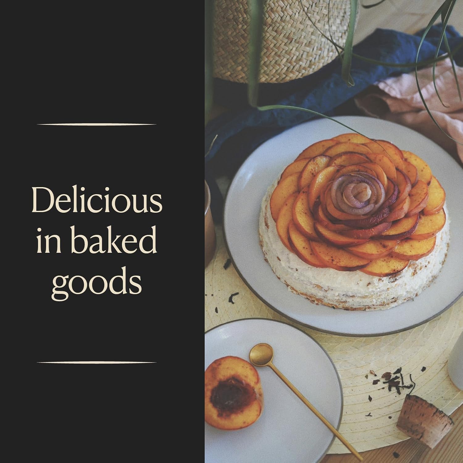 Cook's, Peach Flavoring for Baking, Preserves, Ice Cream, Jam, Cakes, 4oz