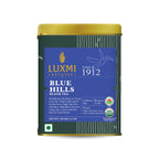 Luxmi Estates - Blue Hills - Organic CTC Assam Black Tea - Loose Leaf - 100g (50 Cups) | Jodhpur Blend - Rajasthan's Favorite Chai | Strong Cup of Original Indian Chai Tea - No Spices