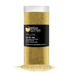 Yellow BREW GLITTER Edible Glitter For Drinks, Cocktails, Beer, Garnish Glitter & Beverages | KOSHER & HALAL Certified | 100% Edible & Food Grade | Vegan, Gluten, Nut Free (50g, Yellow)