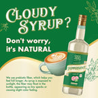 ChocZero Sugar Free Peppermint Syrup for Coffee - Keto Flavoring Syrups - Low Calorie Simple Syrup for Flavored Drinks – 25.4 Fluid Ounces