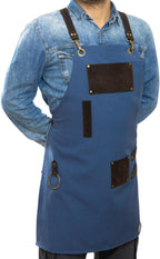 Men and Women Apron for Kitchen, Gardening, Artist, Chef, Work | Canvas, Waterproof, Adjustable Straps Unisex