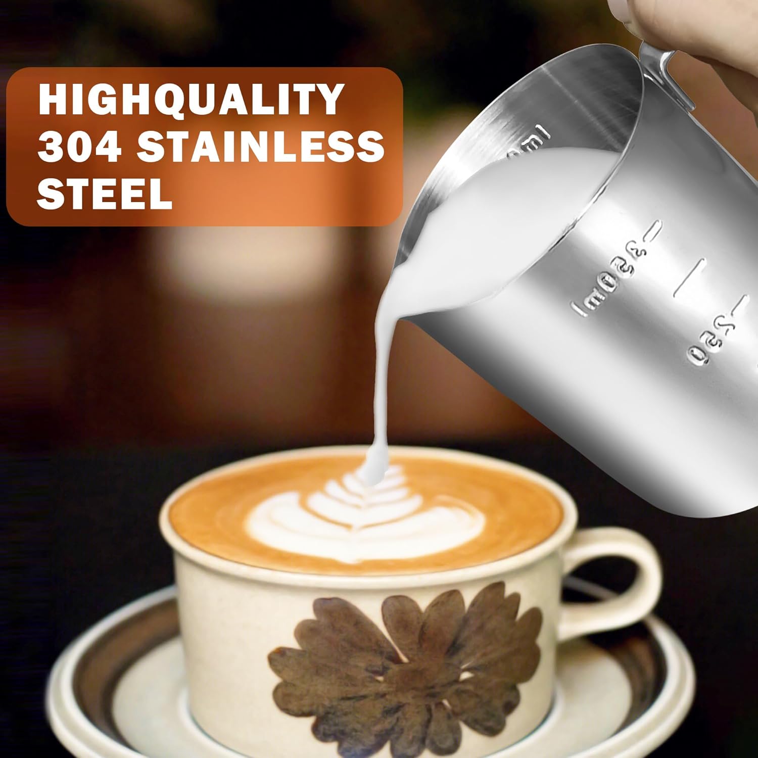 22 PCS 51mm Espresso Accessories Kit, 51mm Spring Loaded Calibrated Espresso Coffee Tamper Set with Tamper Mat, WDT Tool, Latte Art Kit, Frothing Pitcher and Towel for Coffee Making (51mm)