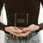 Sweet Water Decor Halloween Coffee Mug - Spooky Coffee Mug for Halloween - Durable Stoneware Mug for Tea & Cocoa - Perfect Fall Mugs for Morning Brew & Cozy Nights - Spooky Season Design Mug 14oz