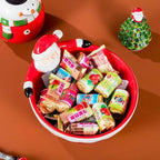 Large Ceramic Santa Candy Bowl – Christmas Decorative Snack Dish for Holiday Table Centerpiece, Santa Claus Shaped Holiday Treat Bowl for Parties, Kitchen, or Living Room Decor