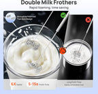 Consciot 4-in-1 Immersion Blender Handheld Max 1100W, Corded Stick Emulsifier with Entire Stainless Steel Blender Shaft, Trigger Speed Control, For Blending, Beating, Frothing, Mixing & More, Non-BPA