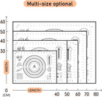 Silicone Baking Mat Extra Large, Pastry Mat with Measurement, Kitchen Counter Mat for Pie Crust, Pizza and Cookies - BPA Free Oven Liner/Kneading Matts,16" x 24", Black